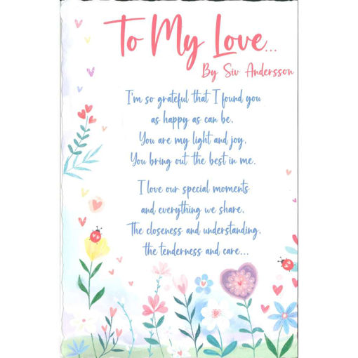 Picture of TO MY LOVE CARD